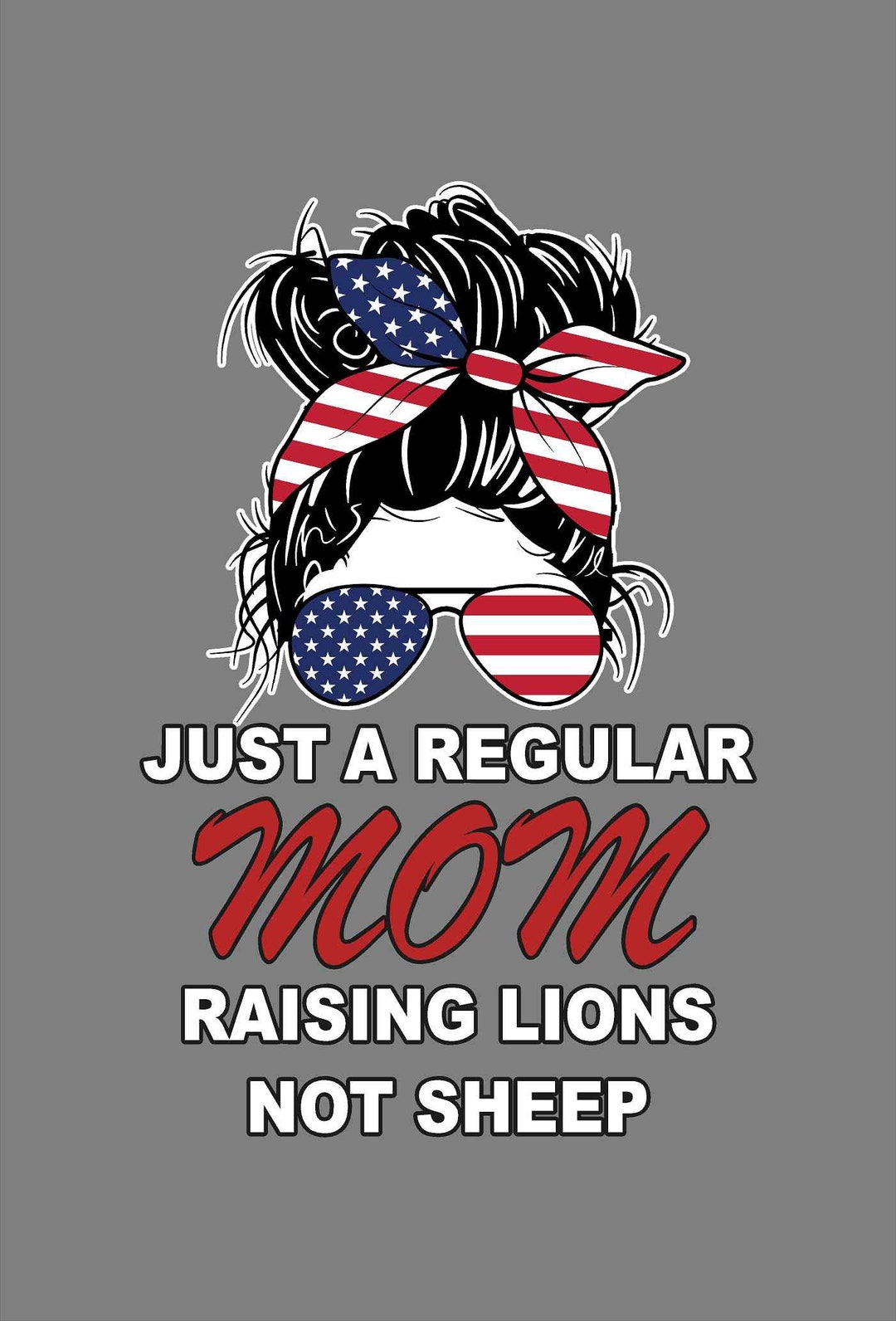 Just a Regular Mom Raising Lions Not Sheep Decal - Etsy