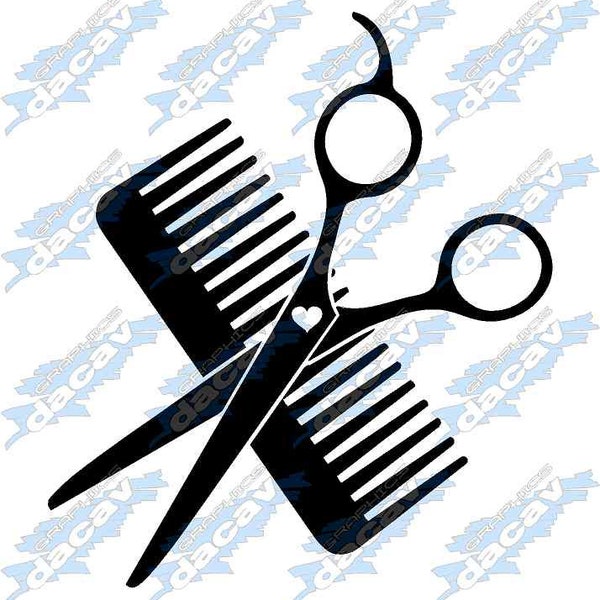 Scissors and comb DIGITAL file