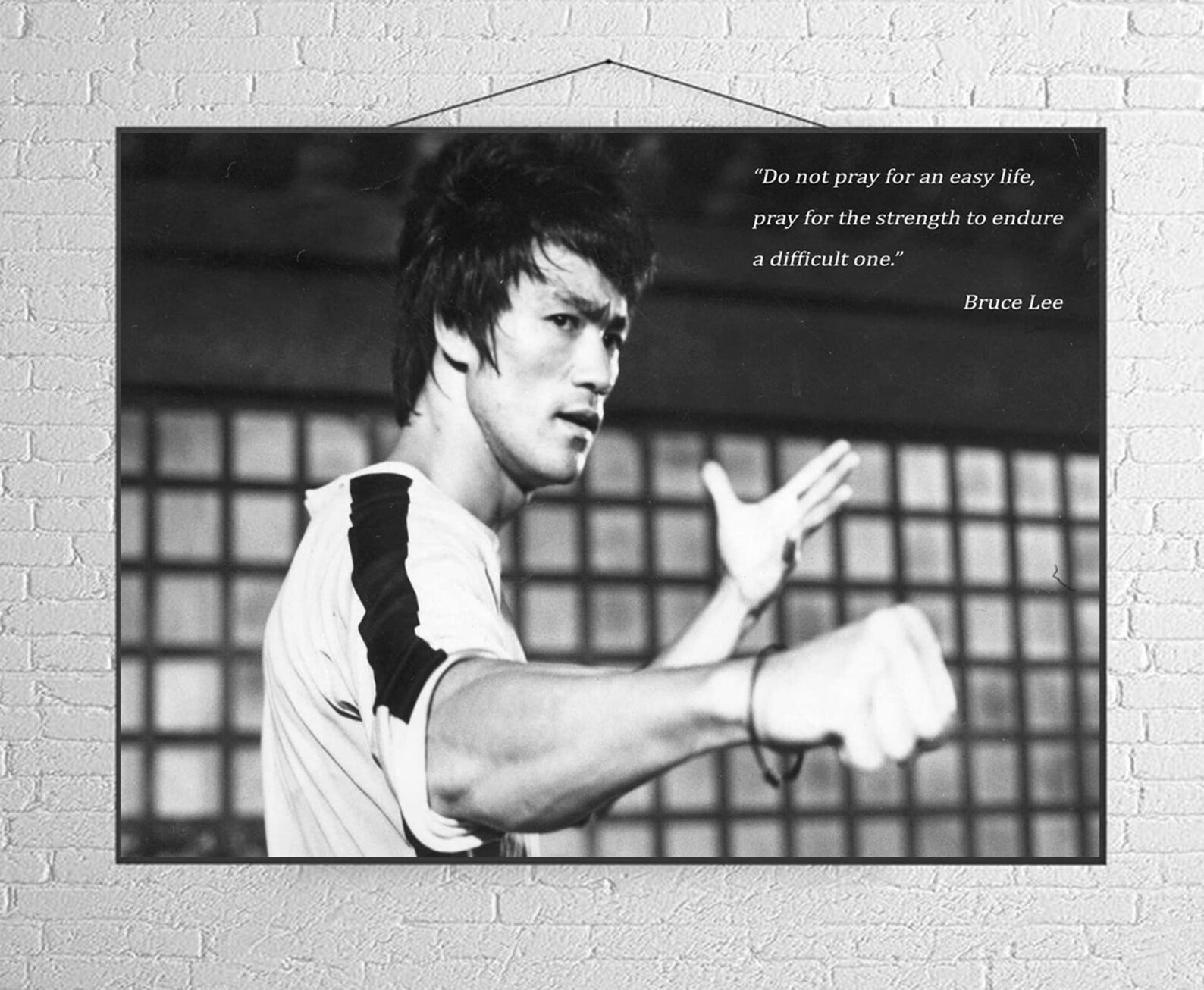 Bruce Lee Zitat Poster Home Decor Etsy