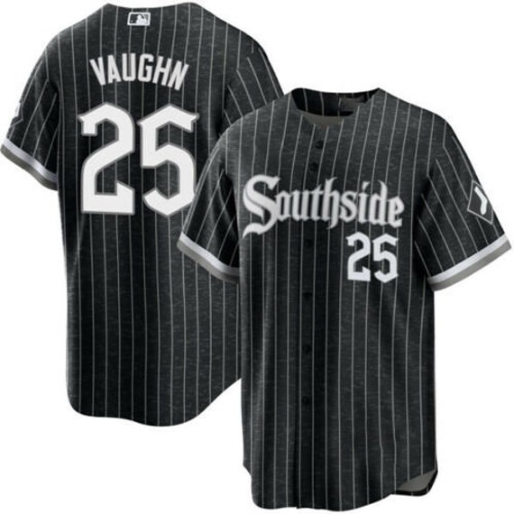 Andrew Vaughn 25 Chicago White Sox Southside Baseball Jersey Etsy