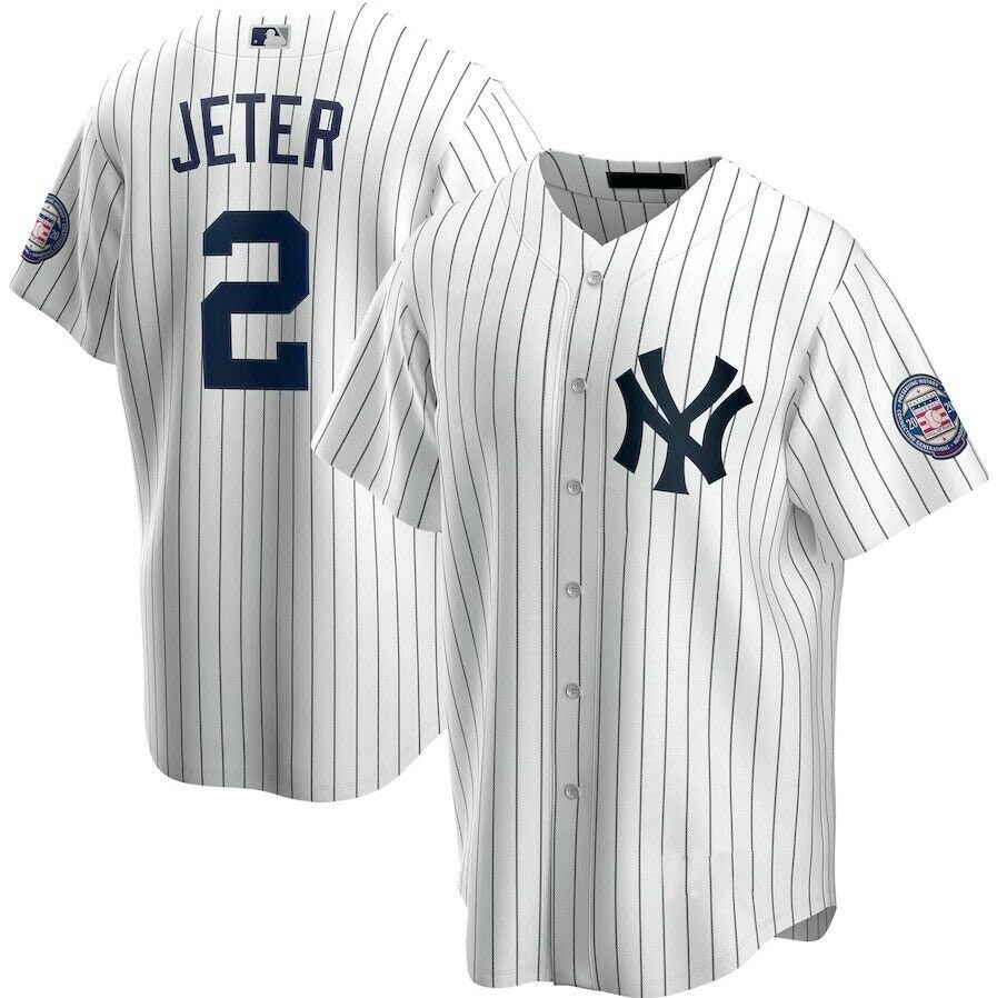 Derek Jeter 2 Baseball Jersey Fan-made New York Yankees | Etsy