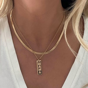 MAMA Necklace for Women, Gift From Daughter, Mama Necklace, Gift For Mom, Gold Mama Necklace, First Mother&#39;s Day Gift, Mothers Day Gift