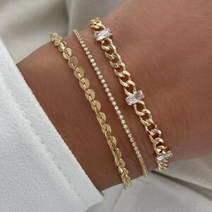 Dainty Tennis Bracelet main image 0