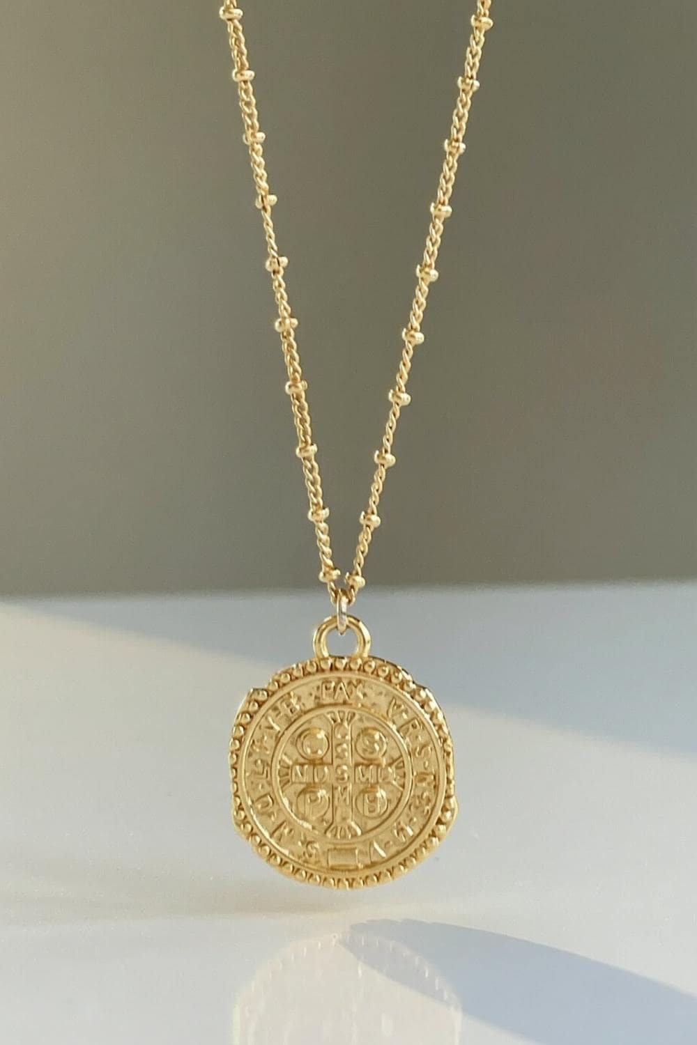 Gold Coin Necklace - Etsy