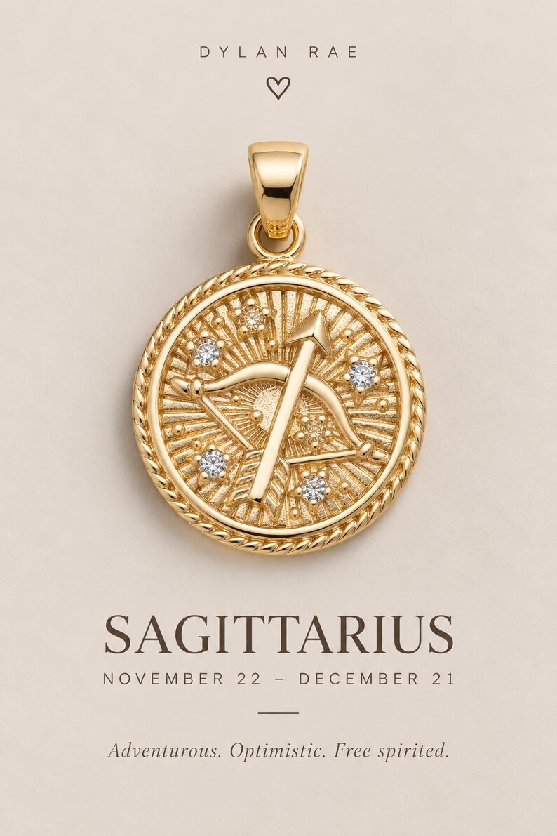 Gold Zodiac Necklace Personalized Gift For Her Scorpio Sagittarius Libra Aquarius Pisces Zodiac Jewelry Gift For Women Birthday Gift