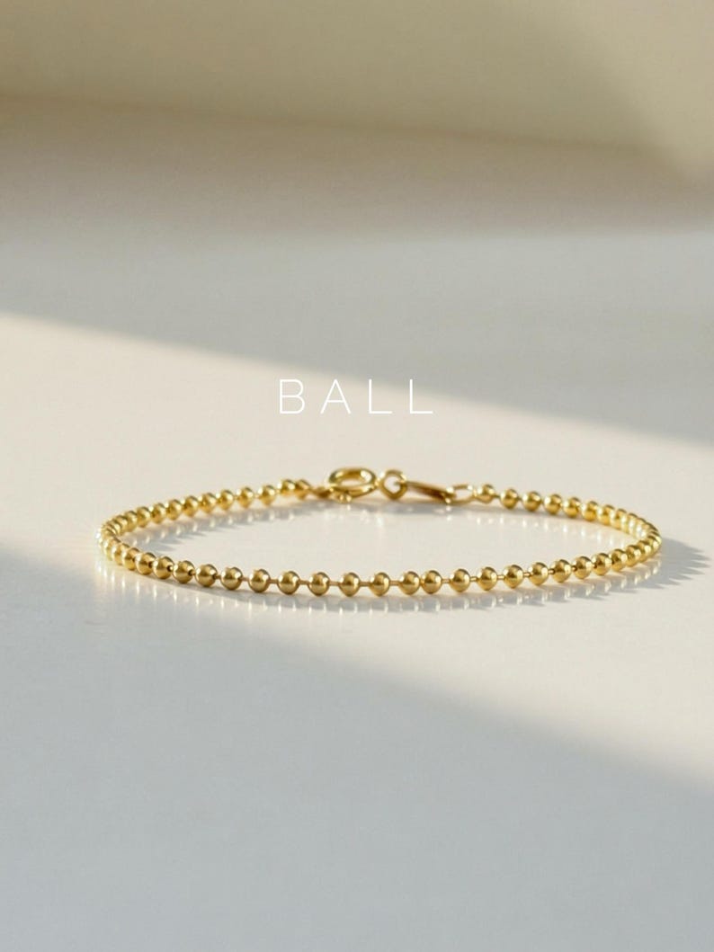 Gold Bracelet Dainty Bracelets Herringbone Bracelet Minimalist Jewelry Layering Women Everyday Gold Chain Bracelet Delicate Stackable image 9