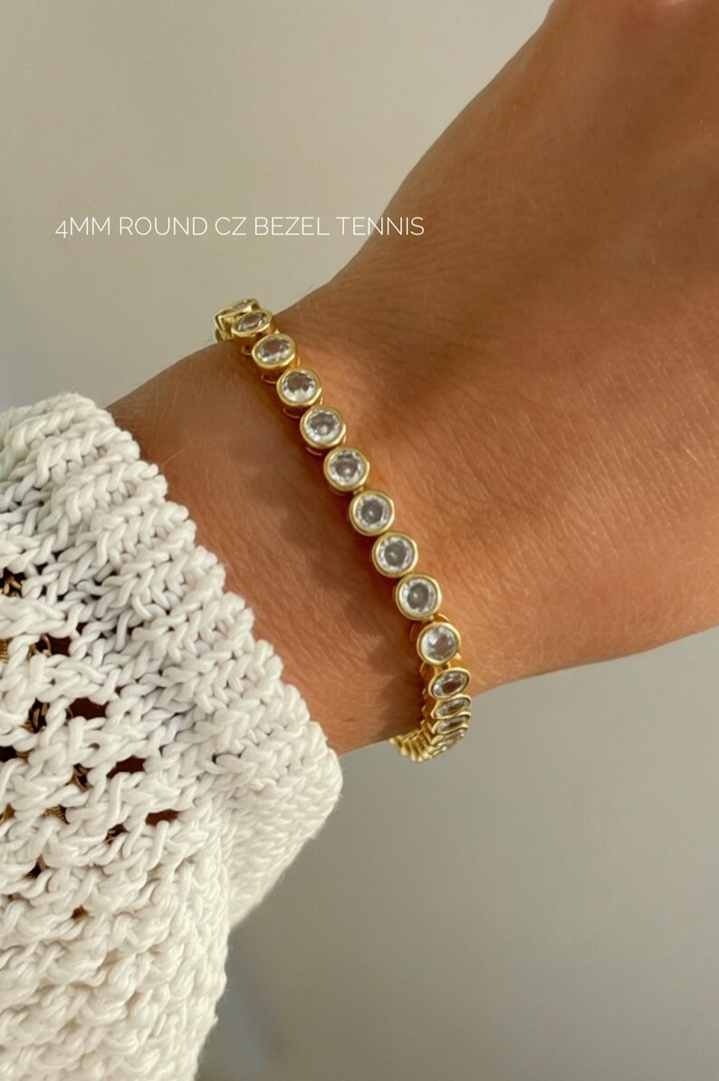 Gold Bracelet Dainty Bracelets Herringbone Bracelet Minimalist Jewelry Layering Women Everyday Gold Chain Bracelet Delicate Stackable image 6