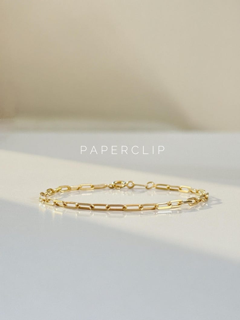 Gold Bracelet Dainty Bracelets Herringbone Bracelet Minimalist Jewelry Layering Women Everyday Gold Chain Bracelet Delicate Stackable image 7
