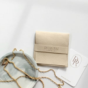 18k Gold Plated Paperclip Medallion Layering Set