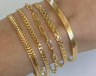 18k Gold Filled Bracelet Dainty Bracelets Gold Bracelet Minimalist Bracelet Delicate Bracelet Gift For Her Gold Bracelet Gift For Mom