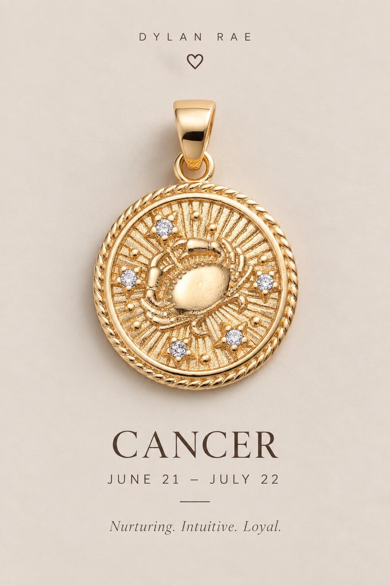 Gold Zodiac Necklace Personalized Gift For Her Scorpio Sagittarius Libra Aquarius Pisces Zodiac Jewelry Gift For Women Birthday Gift