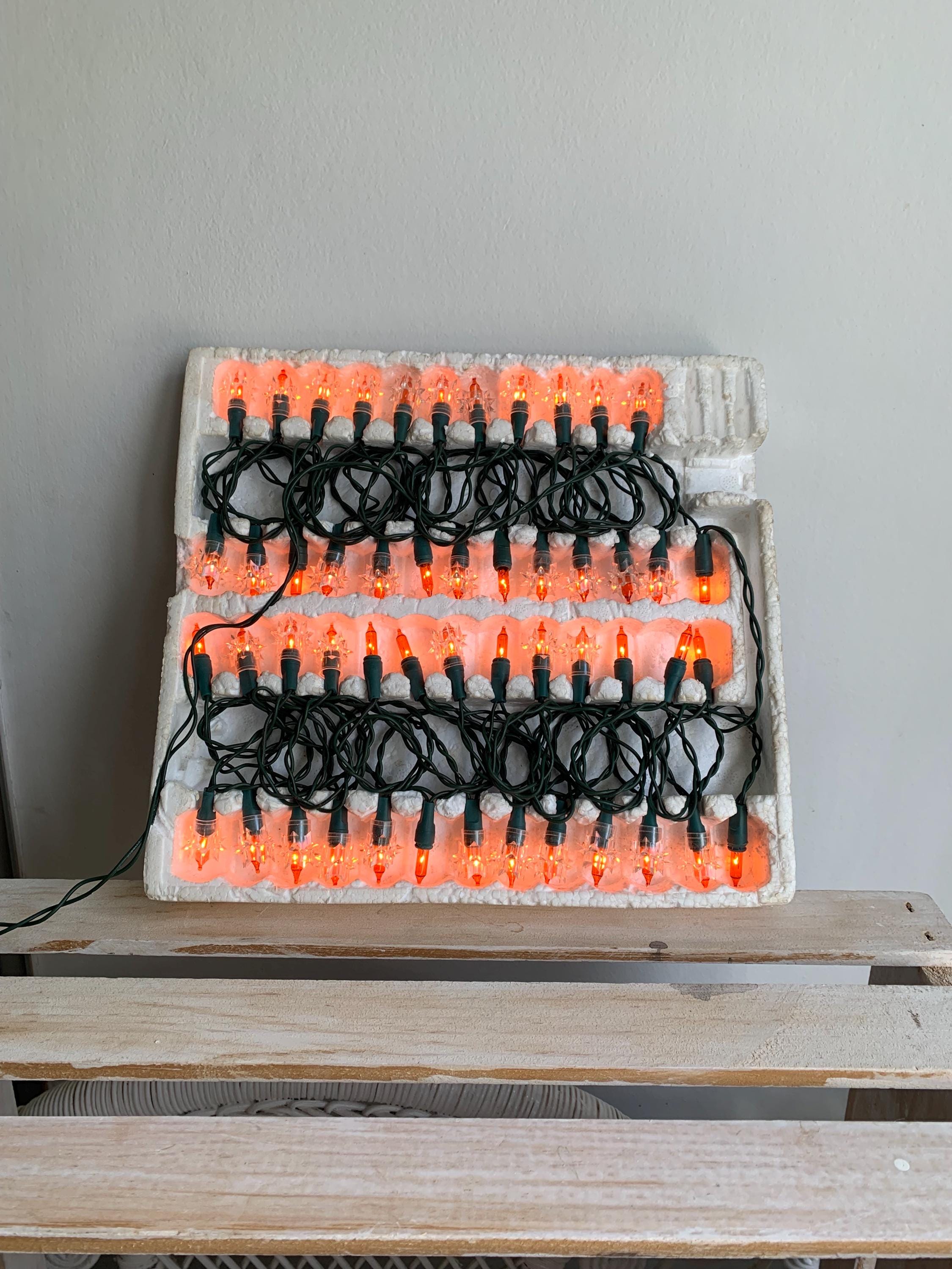 Vintage Blinking Christmas Lights - Etsy