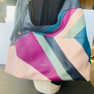 Radley London Oxleas Patchwork Large Hobo Vintage Shoulder Bag Zip Top Etsy