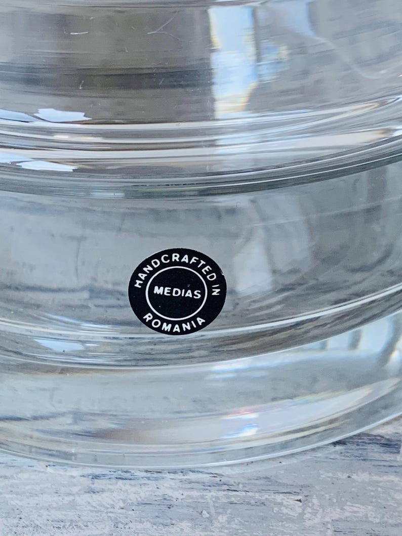 Colony Tall Ships Glass Ice Bucket With Tongs Original Label With Box ...
