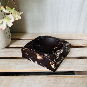 Vintage Marble Ashtray - Etsy