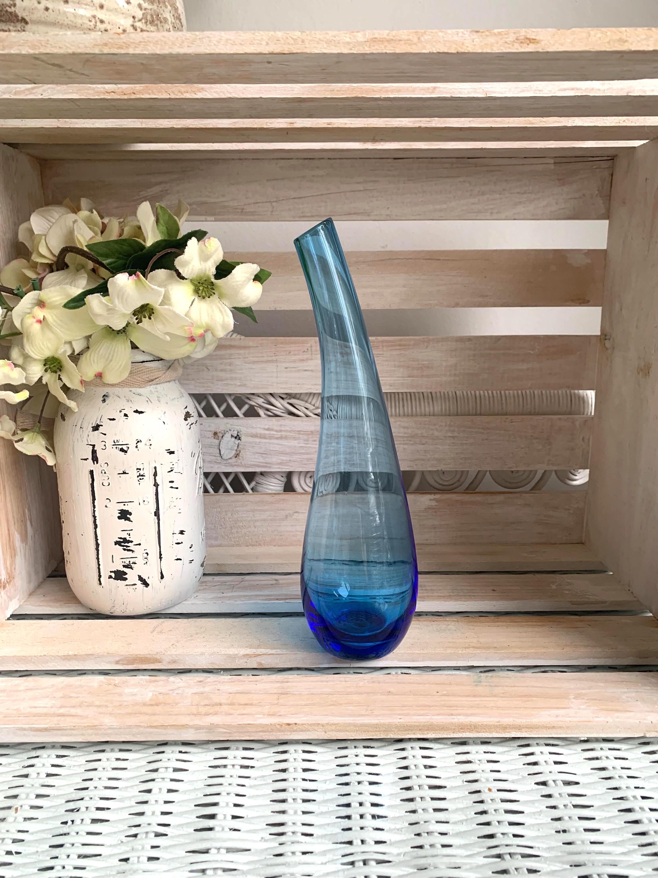 Vintage Ikea Glass Bottle Vase - Etsy