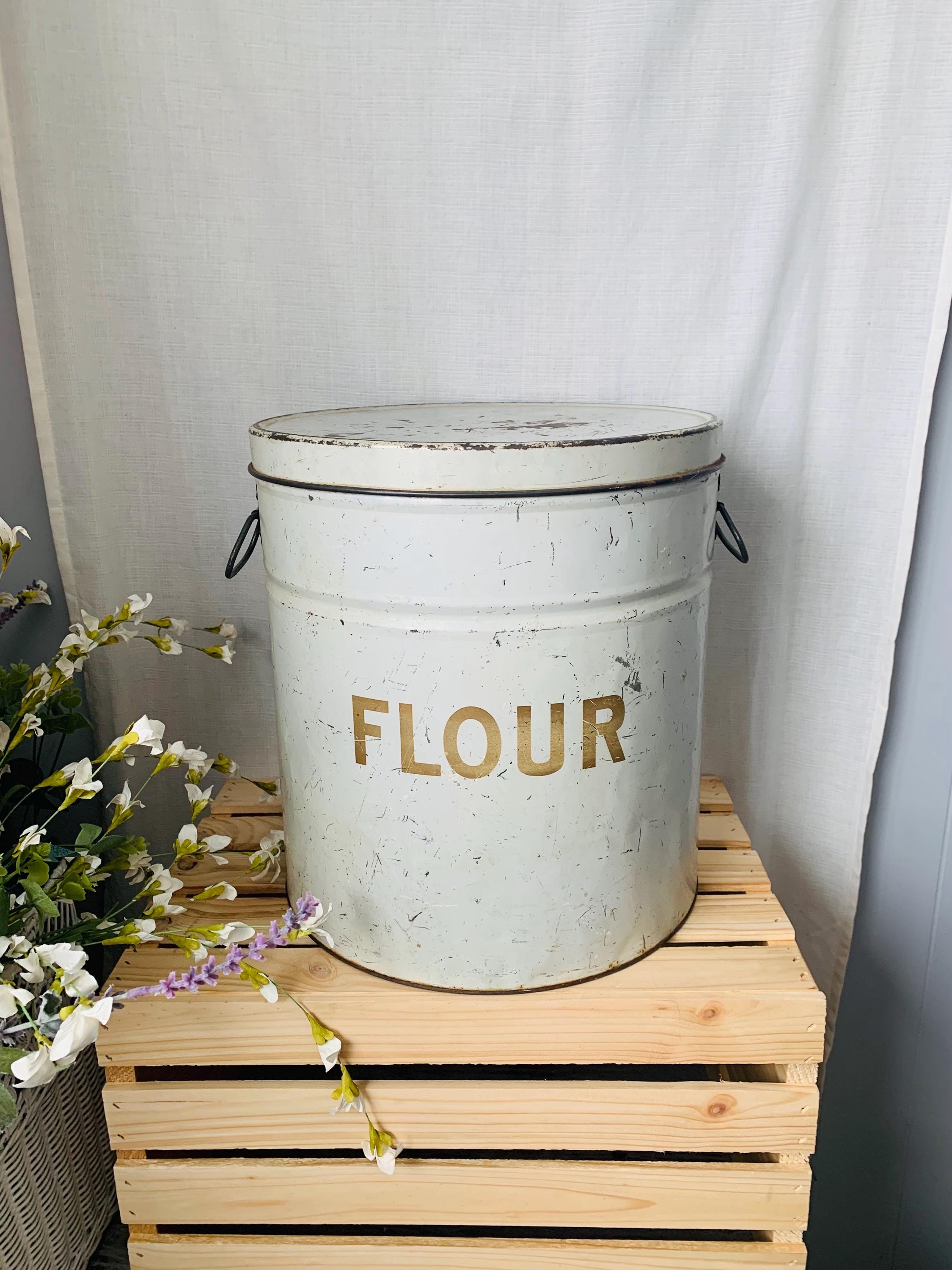 Antique Flour Jar - Etsy