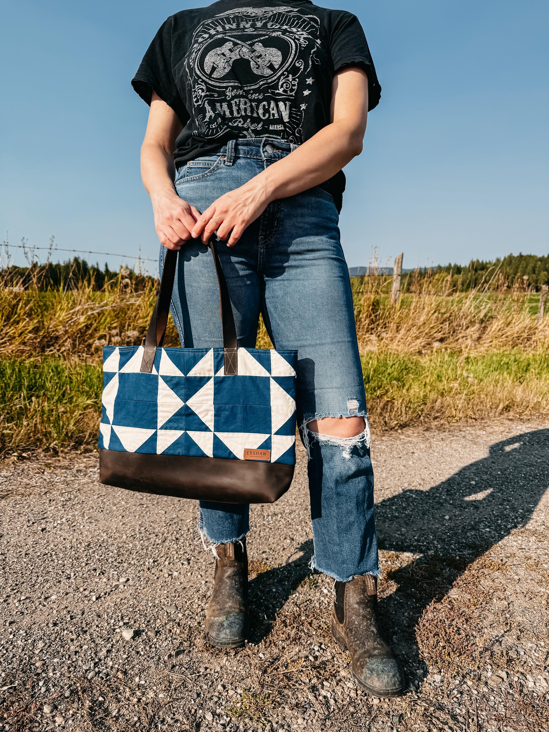 Leather Patchwork Bag - Etsy UK