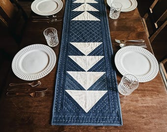 Pfeilspitze Tischläufer Quilt Muster PDF - Anfängerfreundliches Quiltmuster - Tischläufer Schnittmuster - Sofort Download