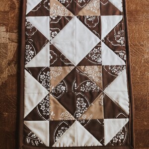Table Runner Quilt Pattern PDF, Patchwork Dining Table Decor, Confident Beginner Tutorial 画像 6