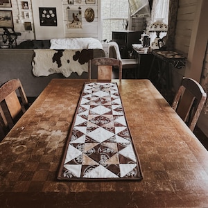 Table Runner Quilt Pattern PDF, Patchwork Dining Table Decor, Confident Beginner Tutorial