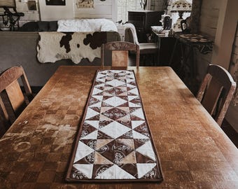 Table Runner Quilt Pattern PDF, Patchwork Dining Table Decor, Confident Beginner Tutorial