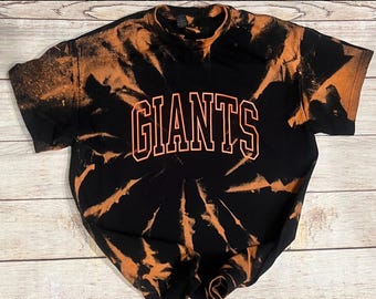 Camiseta de manga corta blanqueada de los Gigantes de San Francisco