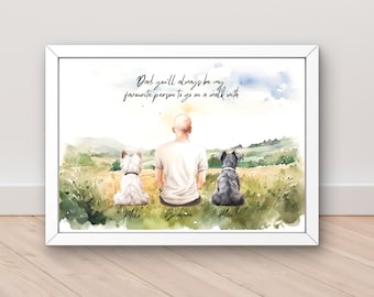 christmas gifts for him from her, gifts for dad, gift for brother, uncle, grandad, son, stocking filler, gift from the dog, dog dad gift