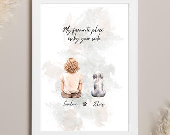 Christmas gifts for her, for girlfriend, for friend, secret santa gift, gift from the dog, dog mum gift, personalised pet gift, for sister