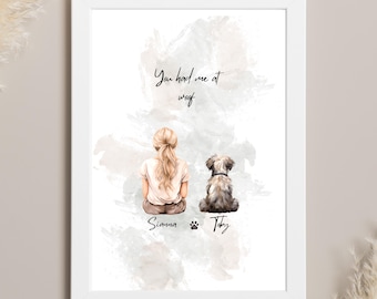 Christmas gifts for her, for girlfriend, for friend, secret santa gift, gift from the dog, dog mum gift, personalised pet gift, for sister