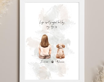 Christmas gifts for her, for girlfriend, for friend, secret santa gift, gift from the dog, dog mum gift, personalised pet gift, for sister