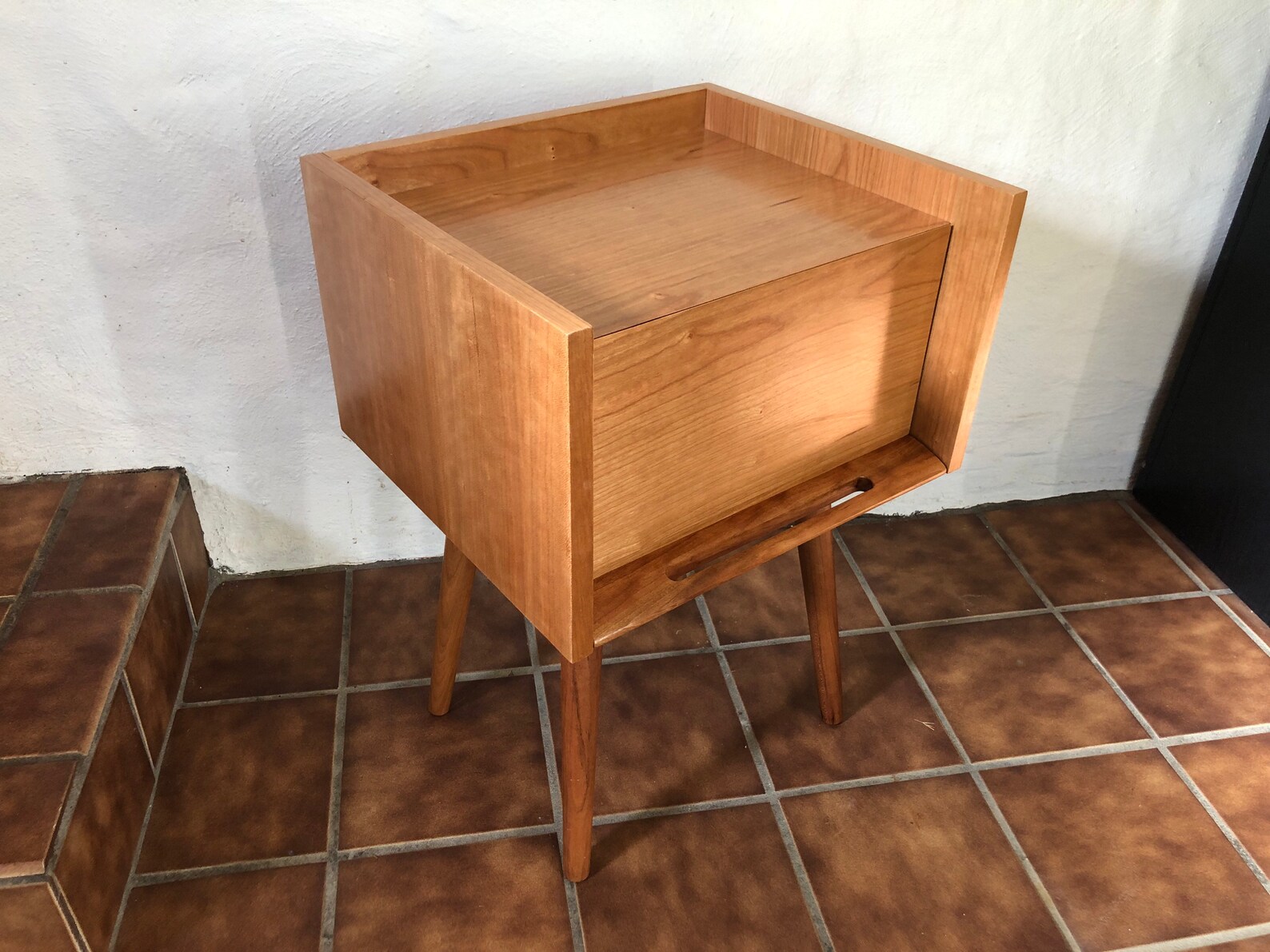 Mid Century Modern MCM style Night Stand Bedside Table ready Etsy