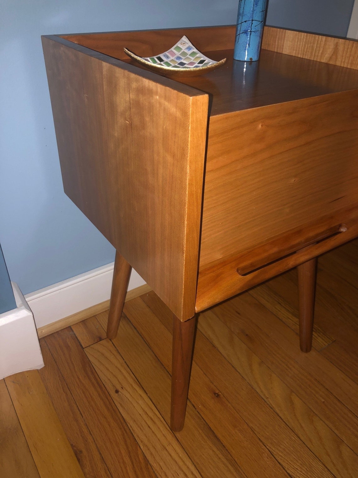Mid Century Modern MCM style Night Stand Bedside Table ready Etsy