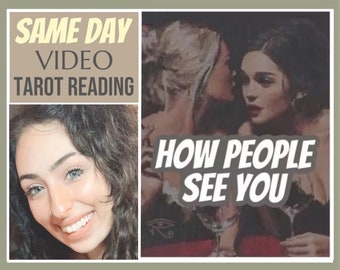 Reveal Your Aura: Same-Day Personalized Video Tarot Reading for Insights into How Others See You