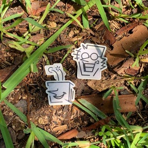 BIG SHOT Stickers! (Spamton & Mr. Tenna)