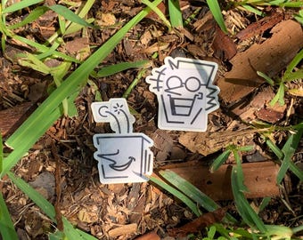 BIG SHOT Stickers! (Spamton & Mr. Tenna)