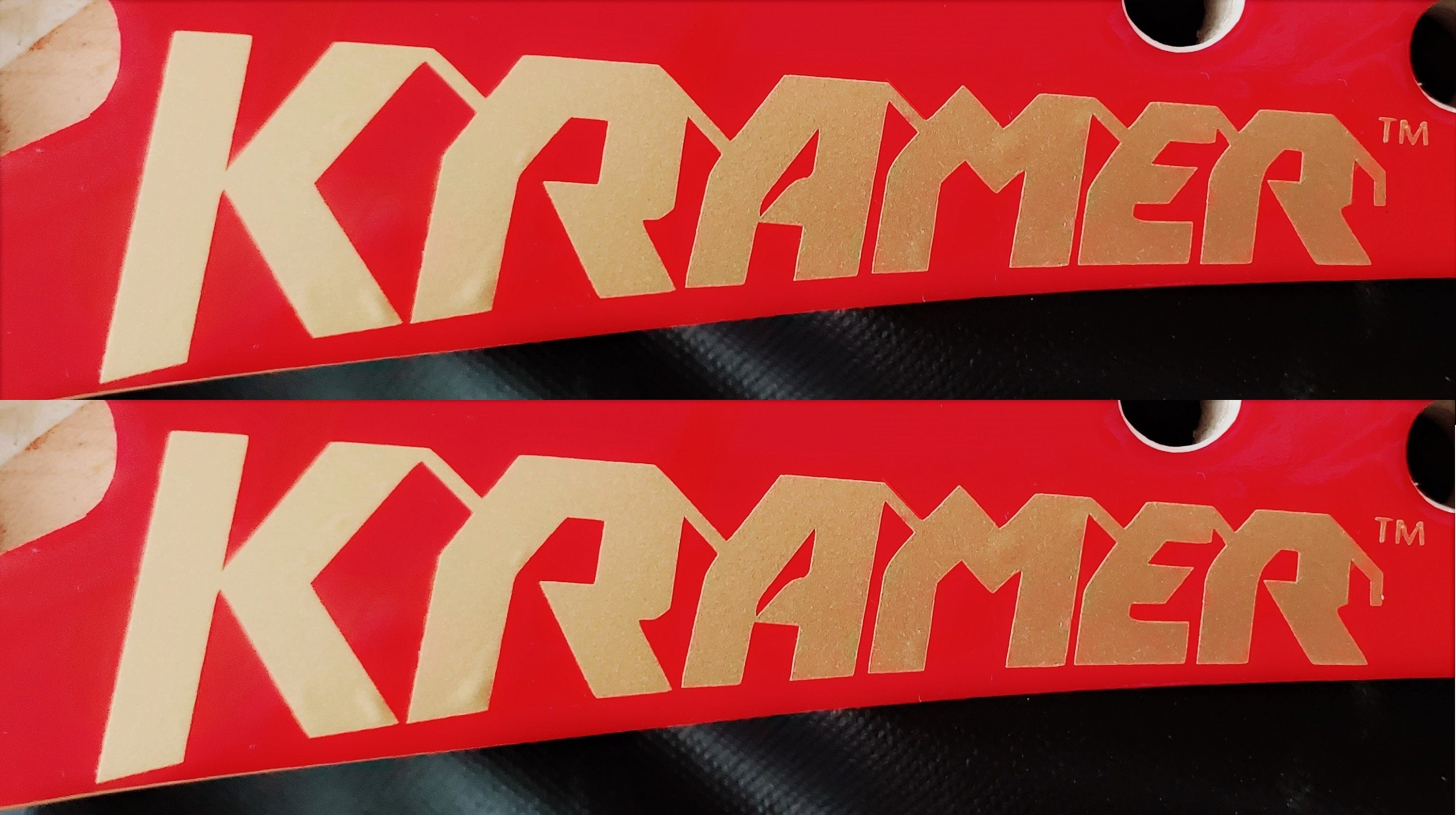Kramer Guitar Headstock Logo Decal DieCut Vinyl Metallic Etsy