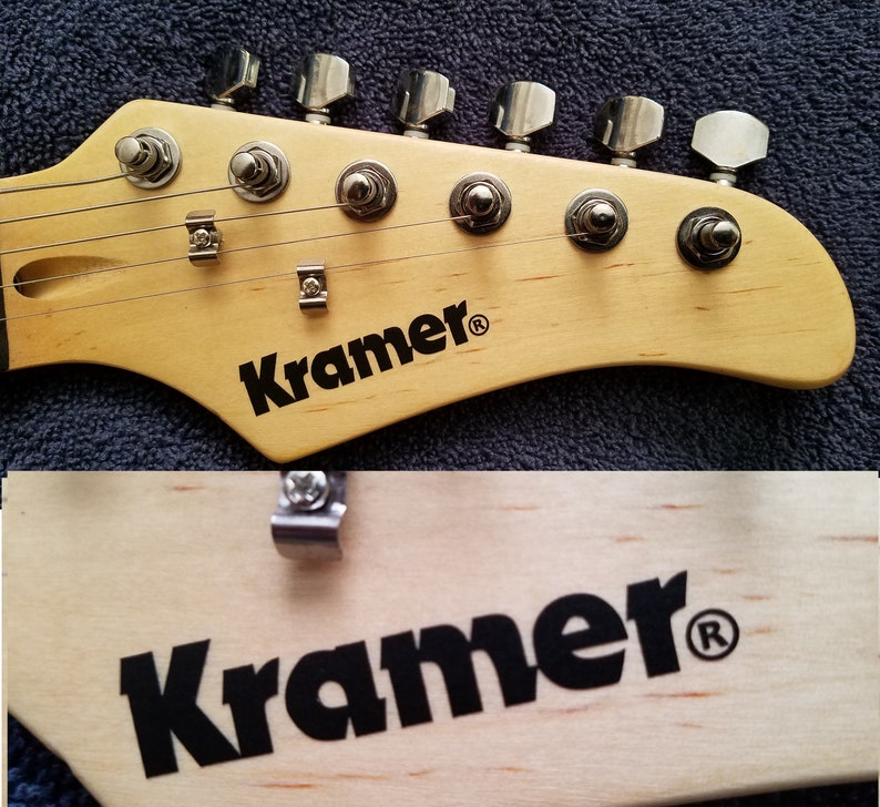 Kramer Guitar Headstock Logo DieCut Vinyl Decal 2.24 x Etsy