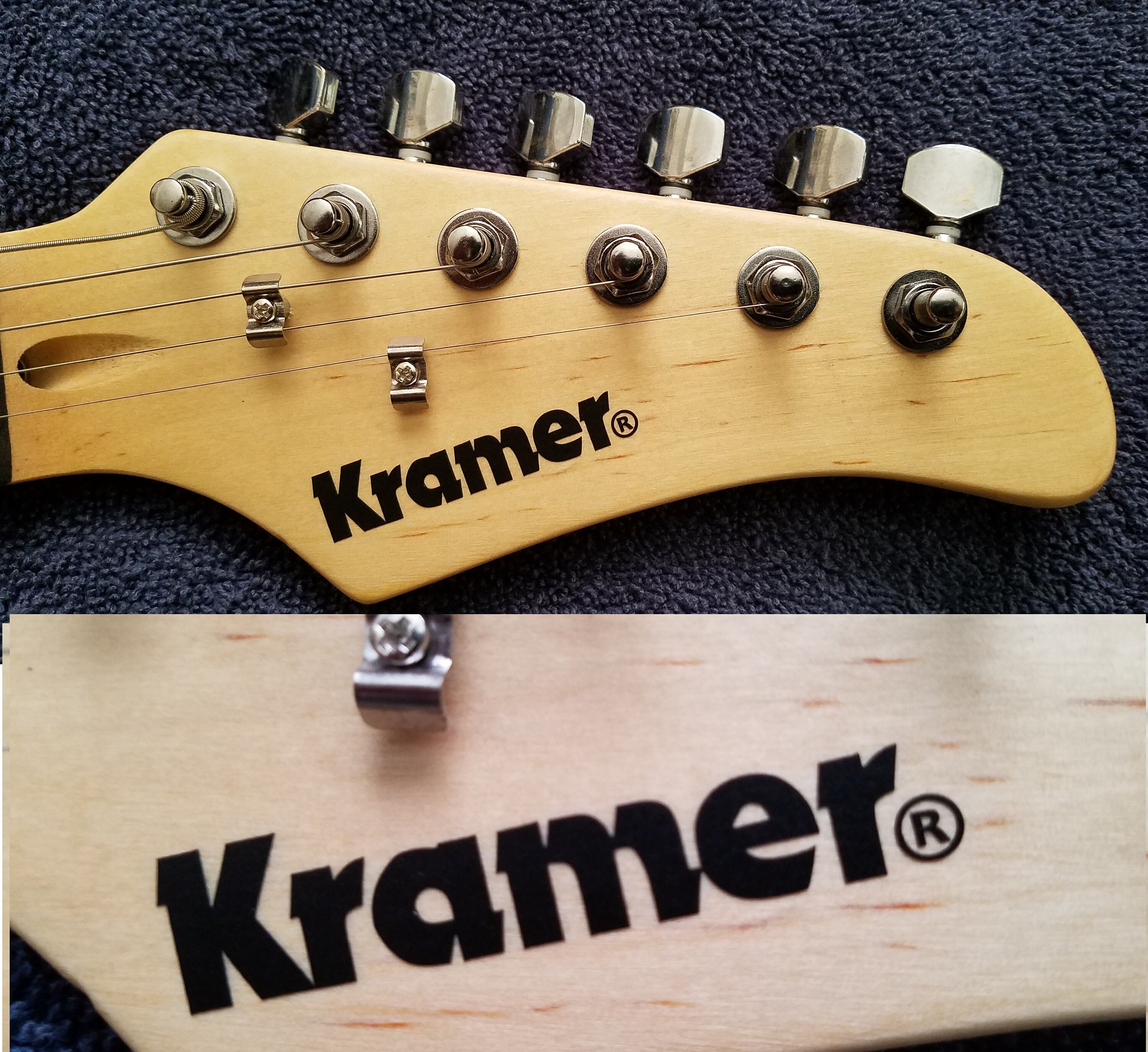 Kramer Guitar Headstock Logo DieCut Vinyl Decal 2.24 x Etsy