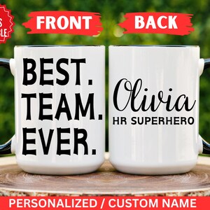 Employee Christmas Gifts Bulk, Coworker Christmas Gift Bulk, Best Team Ever Mug,Employee Appreciation, Office Holiday Party, Corporate Gifts