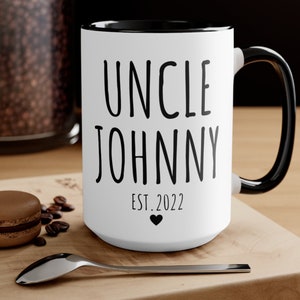New Uncle Gift Idea Uncle Custom Name  Mug Uncle Gifts Uncle Mug Pregnancy Announcement Funcle Gifts New Uncle Baby Shower Gift Cups