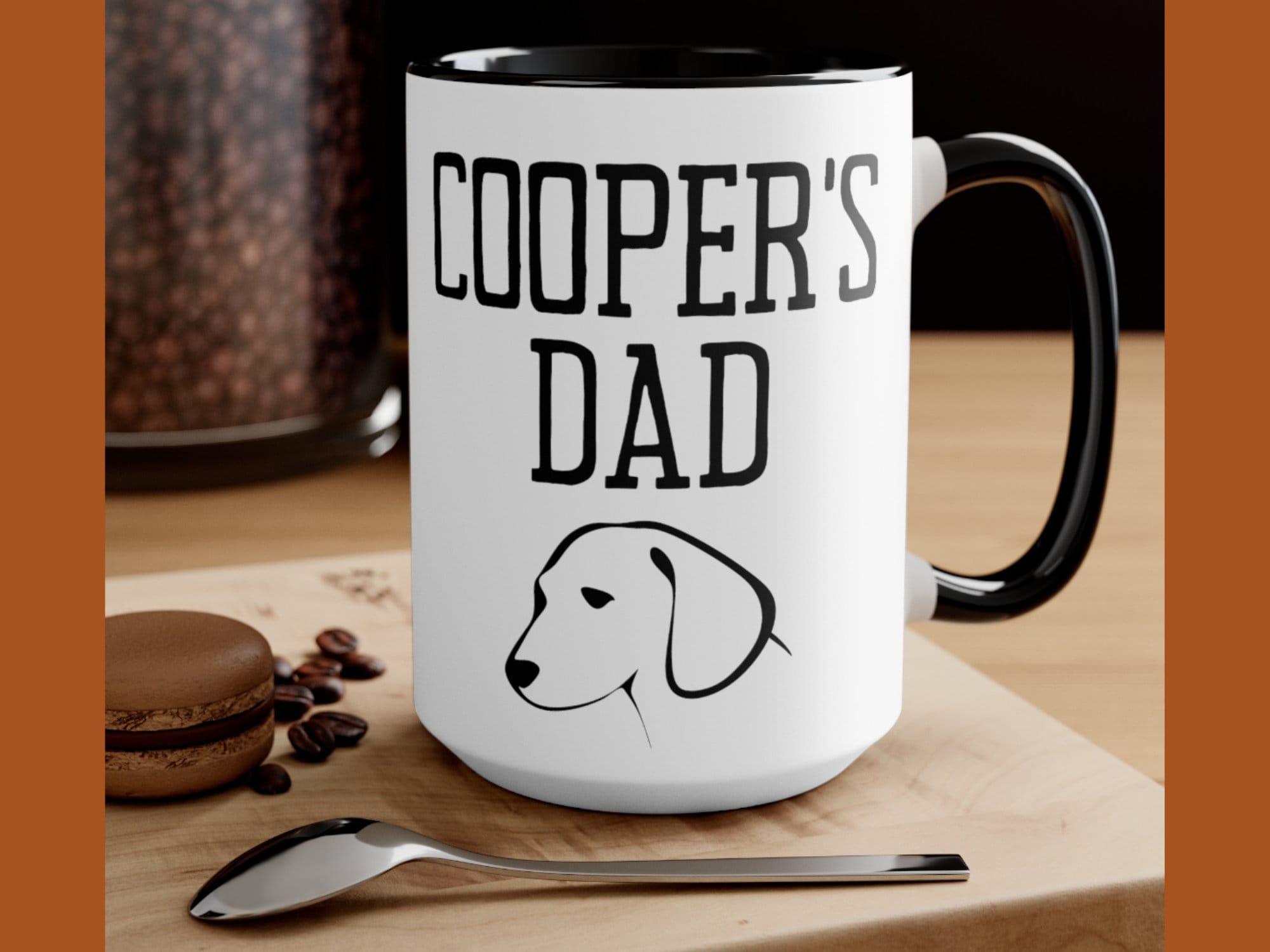 Dog Dad Mug Personalized Dog Mug dog owner gift dad coffee Etsy
