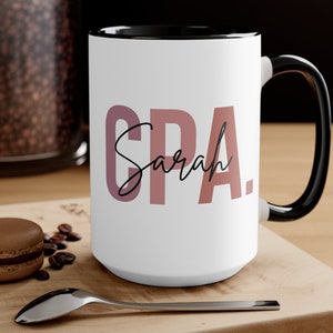 Personalized CPA Gift ,Accountant, CPA Gift, Tax Prep Mug Gift Idea For Coworkers, Coworker Gift Nerd Gift Coworker Coffee Mug, Office Mug,