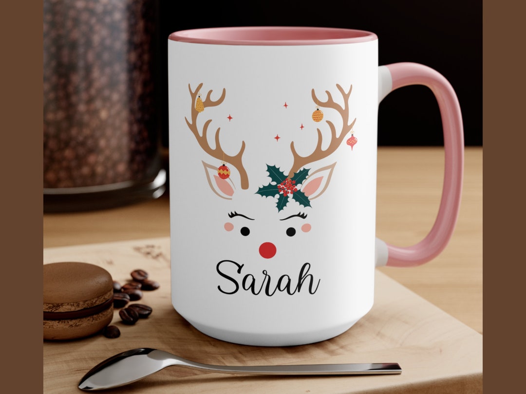 Personalized Mugs Christmas Mug Custom Secret Santa Gift Etsy