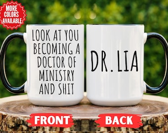 Doctor Ministry Mug, Doctor Mug, Doctor Graduation Gift, Personalized Doctor, Doctor Birthday Mug, Doctor Appreciation Gift,Doctor Christmas
