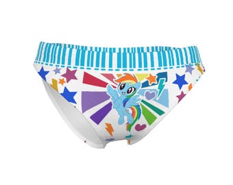 Braguitas con estampado de pony