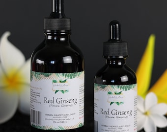 Red Ginseng (Panax Ginseng) Tincture Alcohol-FREE Liquid Extract