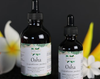 Osha Root Alcohol-Free (Ligusticum porteri) Dried Root Liquid Extract