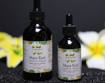 Maca (Lepidium Meyenii) Whole Dried Plant Alcohol-Free Liquid Extract