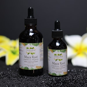 Maca (Lepidium Meyenii) Whole Dried Plant Alcohol-Free Liquid Extract